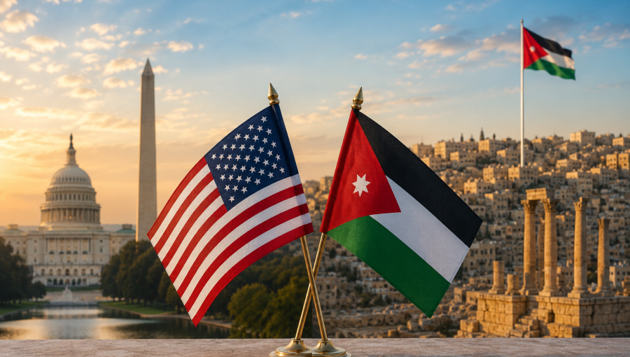 علما الأردن والولايات المتحدة الأمريكية