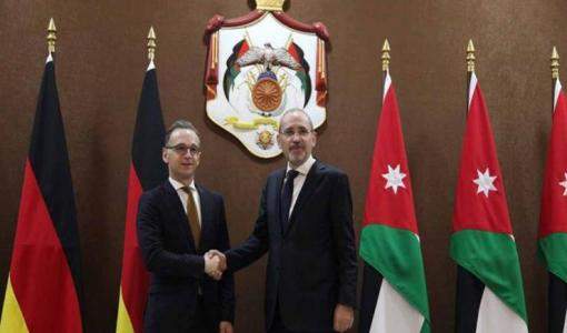 الصفدي مع نظيره الألماني ماس / عمّان 13 كانون الثاني 2020