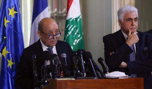 وزير الخارجية الفرنسي - جان إيف لودريان - بيروت تموز 2020 وزير الخارجية الفرنسي - جان إيف لودريان - بيروت تموز 2020