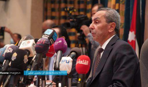 وزير التربية والتعليم محمد أبو قديس خلال مؤتمر إعلان نتائج التوجيهي | Husna Images