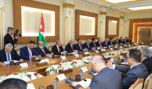 عبد المنعم العودات والوفد النيابي في إقليم كردستان العراق