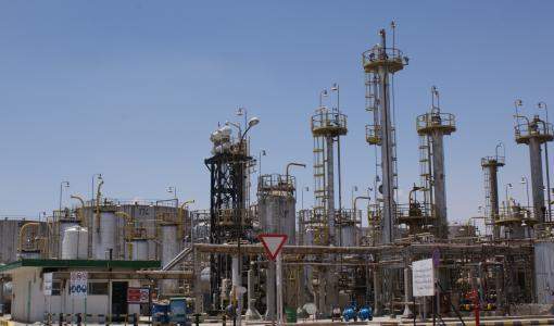 أحد مرافق شركة مصفاة البترول الأردنية