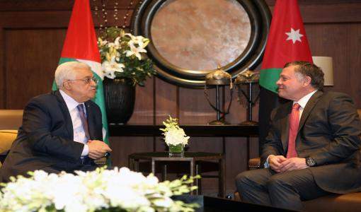 الملك عبد الله الثاني خلال استقباله الرئيس الفلسطيني محمود عباس -عمان 12 تشرين الثاني 2017 الملك عبد الله الثاني خلال استقباله الرئيس الفلسطيني محمود عباس -عمان 12 تشرين الثاني 2017