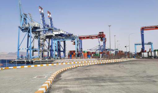 ميناء الحاويات- المعبر البحري بين الاردن ومصر