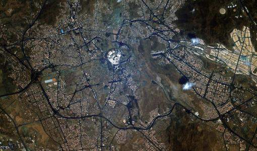 صورة لمكة من الفضاء