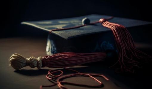 صورة لقبعة تخرج بتقنية الذكاء الاصطناعي