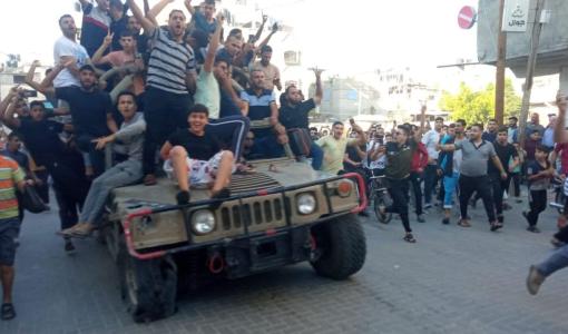 من مظاهر الاحتفال بالمقاومة في غزة