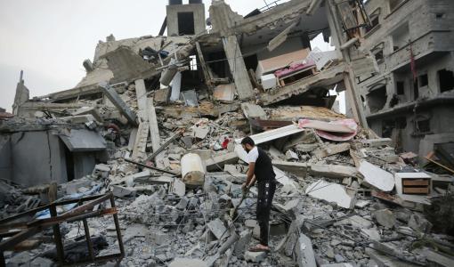 دمار هائل في غزة نتيجة قصف الاحتلال المتواصل / الأناضول