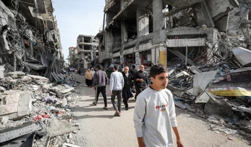 غزيون بين دمار كبير خلفه العدوان على غزة