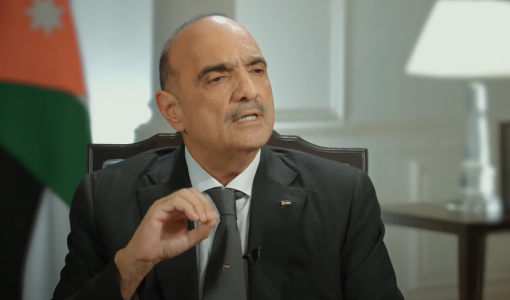 رئيس الوزراء الأردني بشر الخصاونة خلال مقابلته على قناة العربية 21 تشرين الثاني 2023