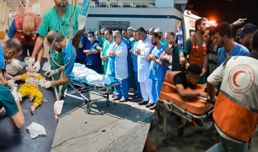 لقطات من مستشفيات غزة في معركة طوفان الأقصى