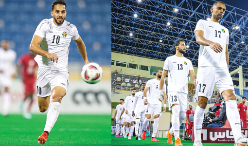 جانب من اللقاء الودي الذي جمع المنتخب الوطني ونظيره القطري استعدادا للنهائيات الآسيوية 5/1/2024 | المصدر: الاتحاد الأردني لكرة القدم