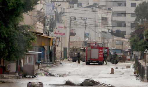 آليات جيش الاحتلال الإسرائيلي خلال اقتحام سابق في الضفة الغربية | المصدر: الأناضول