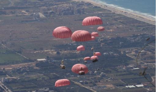 الإنزال الجوي الأردني بالتعاون مع عدد من الدول 8/3/2024 | المصدر: المركز الوطني للأمن وإدارة الأزمات