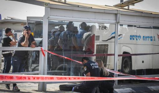 موقع عملية الطعن في بئر السبع 31/3/2024