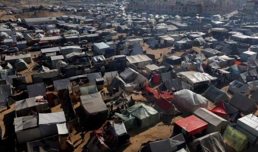 خيام النازحين في رفح جنوب قطاع غزة | المصدر: رويترز