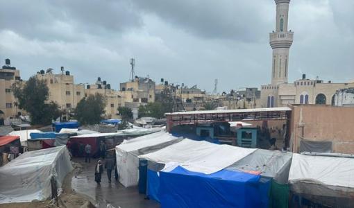 خيام للاجئين في رفح | المصدر: أونروا