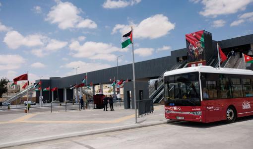 افتتاح محطة الباص السريع في الزرقاء 14/5/2024 | المصدر: الديوان الملكي الهاشمي