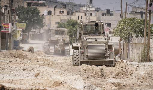 جرافات الاحتلال تدمر البنية التحتية في جنين 21/5/2024 | المصدر: وكالة وفا الفلسطينية