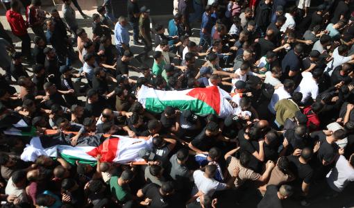 من تشييع جثامين شهداء في الضفة الغربية | المركز الفلسطيني للإعلام