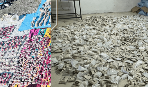 مخدرات ضبطها الجيش الأردني خلال إحباط محاولة تهريبها من الأراضي السورية مخدرات ضبطها الجيش الأردني خلال إحباط محاولة تهريبها من الأراضي السورية 5/6/2024 | المصدر: القوات المسلحة الأردنية