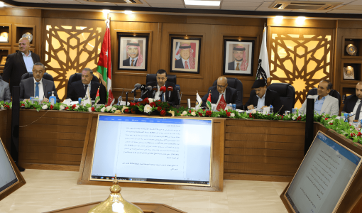 من المؤتمر الصحفي الخاص بإعلان نتائج الشامل 1/7/2024 | المصدر: جامعة البلقاء التطبيقية