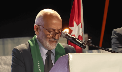 المرشح جهاد مدانات المرشح جهاد مدانات خلال حفل إشهار قائمة جبهة العمل الإسلامي في عمان الثانية في حي نزال 16/8/2024 | المصدر: قائمة جبهة العمل الإسلامي