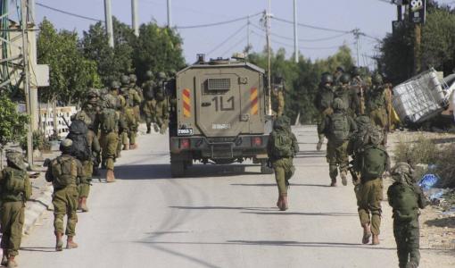 قوات من الاحتلال الإسرائيلي خلال اقتحام سابق في الضفة الغربية | المصدر: وكالة الأنباء الألمانية