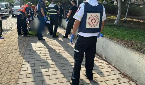 من موقع عملية الطعن في تل أبيب 4/8/2024