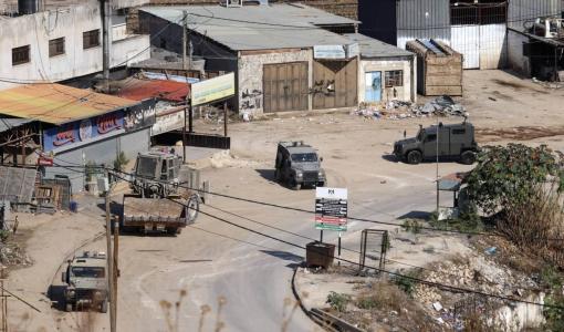 آليات إسرائيلية خلال اقتحام سابق لمخيم الفارعة للاجئين بالقرب من مدينة طوباس بالضفة الغربية آليات إسرائيلية خلال اقتحام سابق لمخيم الفارعة للاجئين بالقرب من مدينة طوباس بالضفة الغربية | المصدر: الوكالة الأوروبية للصور الصحفية