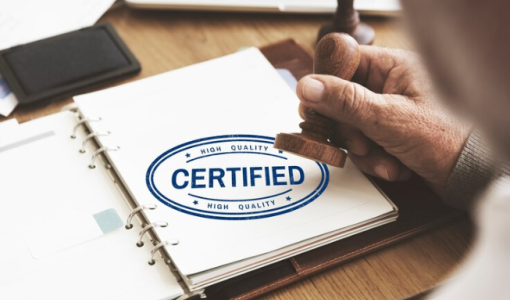 شهادة مصدقة | تعبيرية