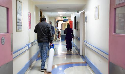 من داخل أحد المستشفيات الخاصة في عمان | المصدر: حبر