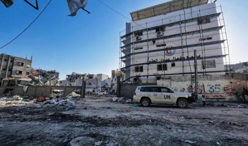 مستشفى كمال عدوان في بيت لاهيا شمال قطاع غزة 28/10/2024 | المصدر: وكالة الأنباء الفرنسية