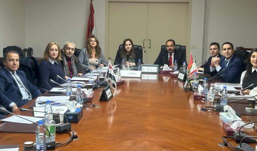 من اجتماعات لجنة إعداد رؤية واستراتيجية عربية موحدة للتصدي للتدخلات الإقليمية في قطاع المياه والتي عقدت في بيروت يومي 27 و28 كانون الثاني 2025 | المصدر: وزارة المياه والري