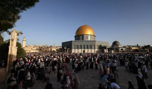 الباحة الخارجية للمسجد الأقصى الباحة الخارجية للمسجد الأقصى | المصدر: وكالة الأنباء الفرنسية