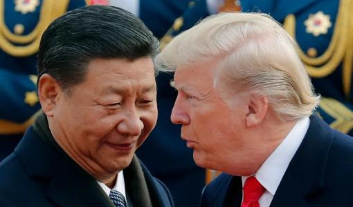 دونالد ترامب رئيس الولايات المتحدة وشي جين بينج رئيس الصين