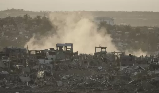 دخان ناتج عن غارات إسرائيلية في قطاع غزة دخان ناتج عن غارات إسرائيلية في قطاع غزة | المصدر: أسوشييتد برس