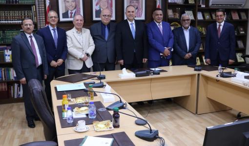 جانب من لقاء وزير العدل بسام التلهوني مع جمعية المحكمين الأردنيين 11/5/2025 | المصدر: وزارة العدل