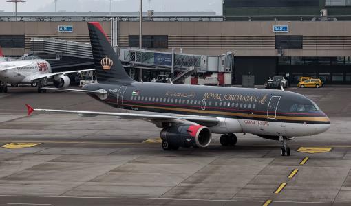 إحدى طائرات الملكية الأردنية