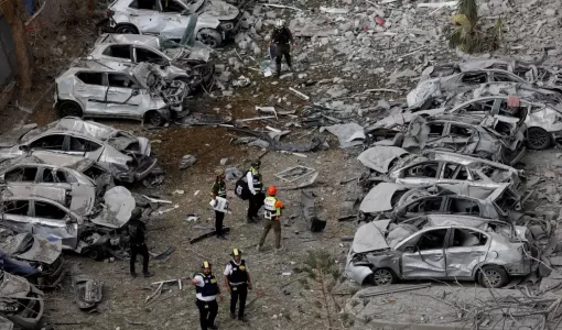 آثار دمار في بئر السبع بعد ضربة صاروخية من إيران على الاحتلال آثار دمار في بئر السبع بعد ضربة صاروخية من إيران على الاحتلال | المصدر: رويترز