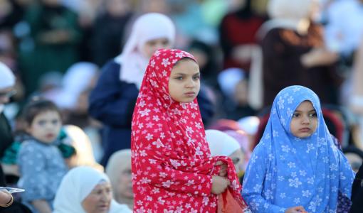 فتيات في صلاة عيد الأضحى 2023 فتيات في صلاة عيد الأضحى 2023 | المصدر: المملكة