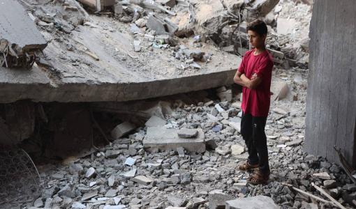 دمار خلفته ضربة إسرائيلية بمخيم الشاطئ للاجئين غرب مدينة غزة دمار خلفته ضربة إسرائيلية بمخيم الشاطئ للاجئين غرب مدينة غزة 9/7/2025 | المصدر: وكالة الأنباء الفرنسية