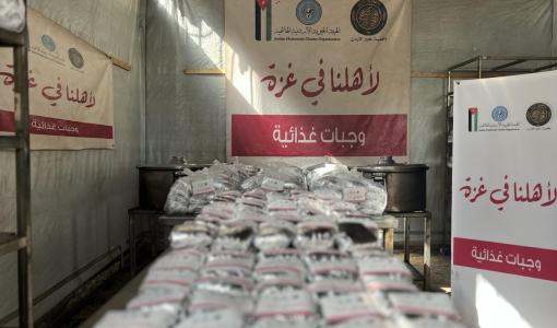من مشروع الوجبات الغذائية للهيئة الخيرية الهاشمية | أرشيفية