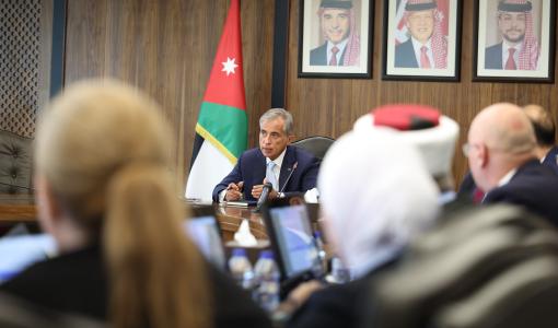 رئيس الوزراء جعفر حسان في جلسة مجلس الوزراء 31/8/2025 | المصدر: رئاسة الوزراء