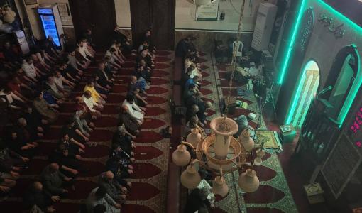 صلاة التهجد صلاة التهجد ليلة 29 رمضان 1446 في مسجد عبد الله بن سلام | تعبيرية