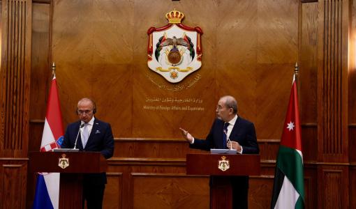 وزير الخارجية أيمن الصفدي في مؤتمر صحافي مشترك مع نظيره الكرواتي 10/9/2025 | المصدر: وزارة الخارجية