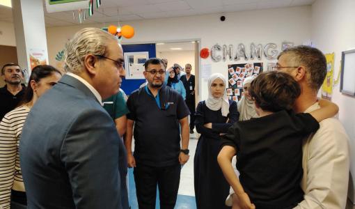 وزير الصحة إبراهيم البدور خلال زيارة تفقدية لأحد المستشفيات وزير الصحة إبراهيم البدور خلال زيارة تفقدية لأحد المستشفيات 27/9/2025 | وزارة الصحة