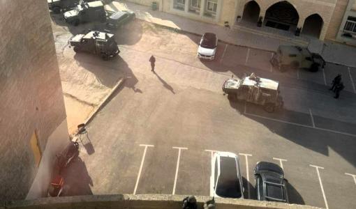 جانب من اقتحام الاحتلال لحرم جامعة القدس