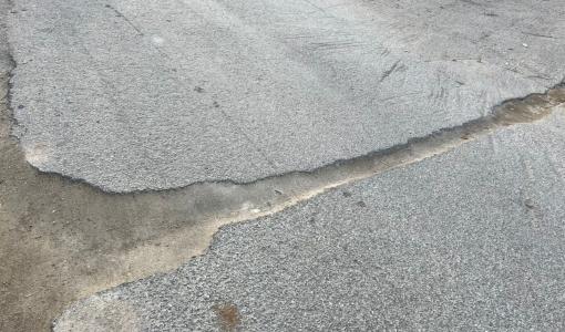 حفريات على شارع رئيسي