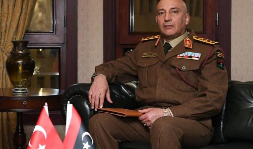 رئيس الأركان الليبي محمد علي الحداد | وزارة الدفاع التركية